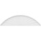 Ekena Millwork Segment Arch Sunburst Architectural Grade PVC Pediment, 78"W x 20-1/2"H x 2"P PEDPS078X205SEG01 - alternate 6